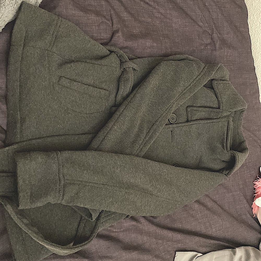 Dark Grey coat from JouJou size XS great condition worn often.